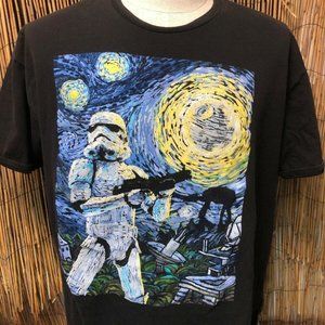 Star Wars Darth Vader Retro T Shirt Black 2XL – XX